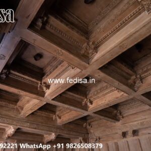 Wooden Ceiling Design Interior False Ceiling No-1162