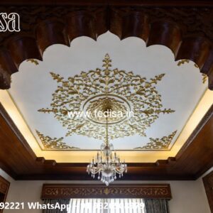 Wooden Ceiling Design Ceiling Fan Wall Design No-1164