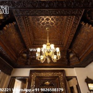 Wooden Ceiling Design Pop Interior Design For Hall No-1192