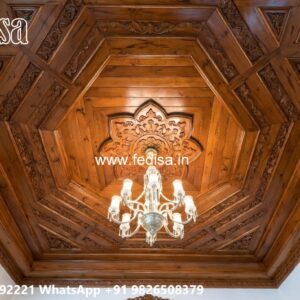 Wooden Ceiling Design Pop New Design For Hall No-1205