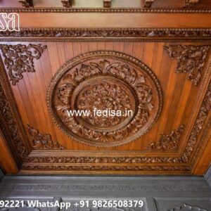 Wooden Ceiling Design Cnc Pop Design No-1234