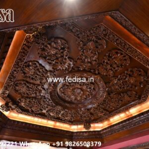 Wooden Ceiling Design Low Cost Ceiling Design No-1243
