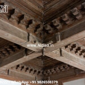 Wooden Ceiling Design Ceiling Design In Cement No-1244