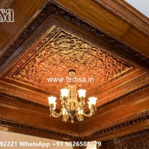 Wooden Ceiling Design False Ceiling Simple Design For Bedroom No-1256
