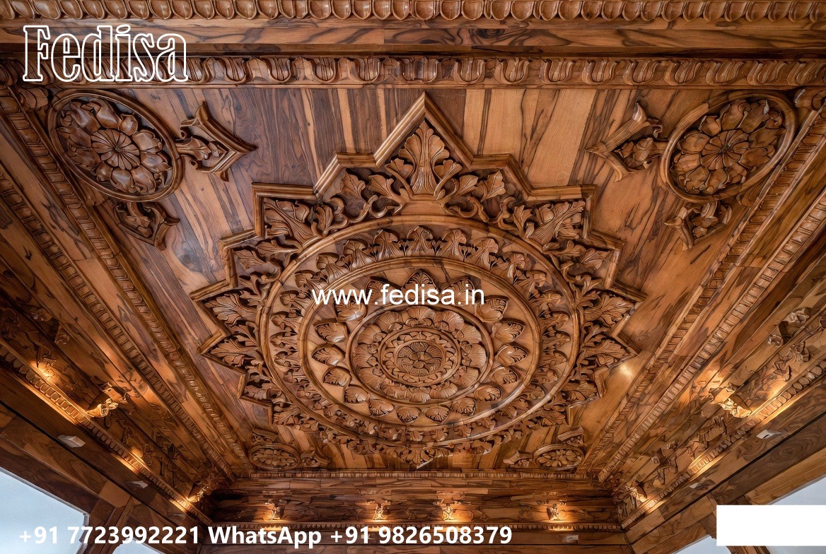 Wooden Ceiling Design Minimal False Ceiling Design No-1260