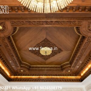 Wooden Ceiling Design Pop Ceiling Bedroom No-1276
