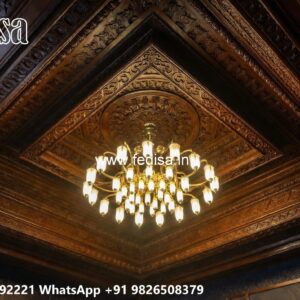 Wooden Ceiling Design Pop Plus Minus Design For Roof No-1289