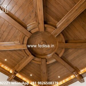 Wooden Ceiling Design Pop Design Cement No-1290
