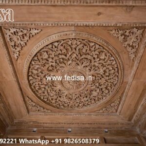 Wooden Ceiling Design Corridor Ceiling Design For Home No-1317
