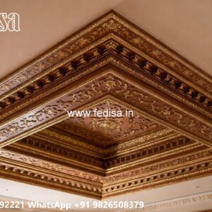 Wooden Ceiling Design Big Hall Ceiling Design No-1357