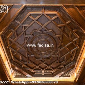Wooden Ceiling Design Fiber False Ceiling Design No-1362