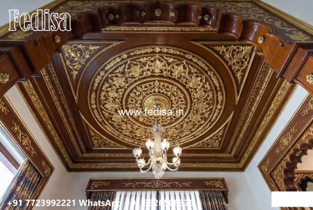 Wooden Ceiling Design Down Ceiling Design For Kitchen No-1382 - Fedisa