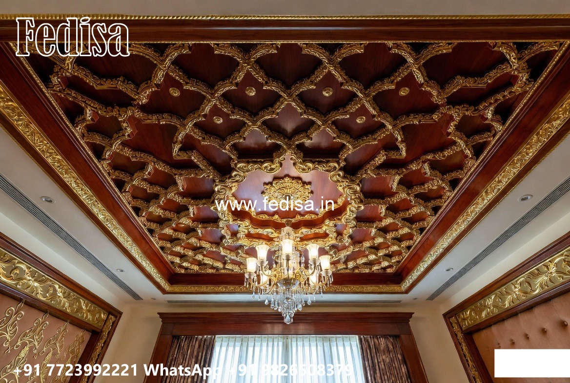 Wooden Ceiling Design Ceiling Design For Fan No-1396