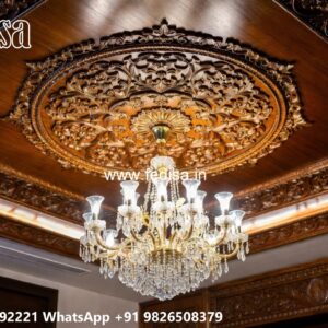 Wooden Ceiling Design Pop For Hall Ceiling No-1415