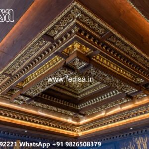 Wooden Ceiling Design Traditional Ceiling Design No-1418