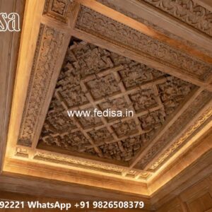 Wooden Ceiling Design Mdf Jali For Ceiling No-1435