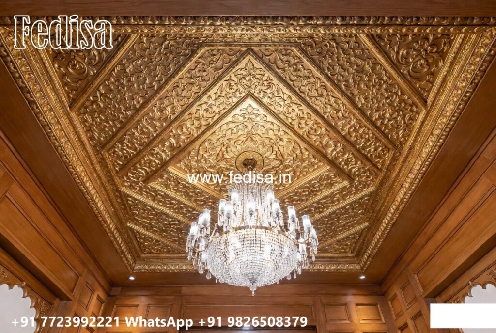 Wooden Ceiling Design Gypsum Border Design No-1454 - Fedisa