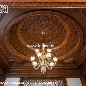 Wooden Ceiling Design False Ceiling Design For Duplex Lobby No-1460