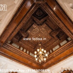 Wooden Ceiling Design Pop Hall Design 2026 No-1477