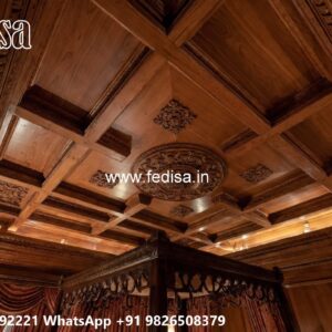 Wooden Ceiling Design Gray Ceiling Design No-1479