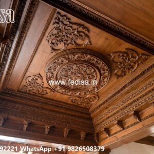 Wooden Ceiling Design Pop Design For Small Balcony No-1487