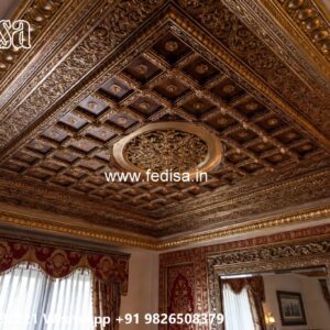 Wooden Ceiling Design Pop Latest Design 2026 No-1490