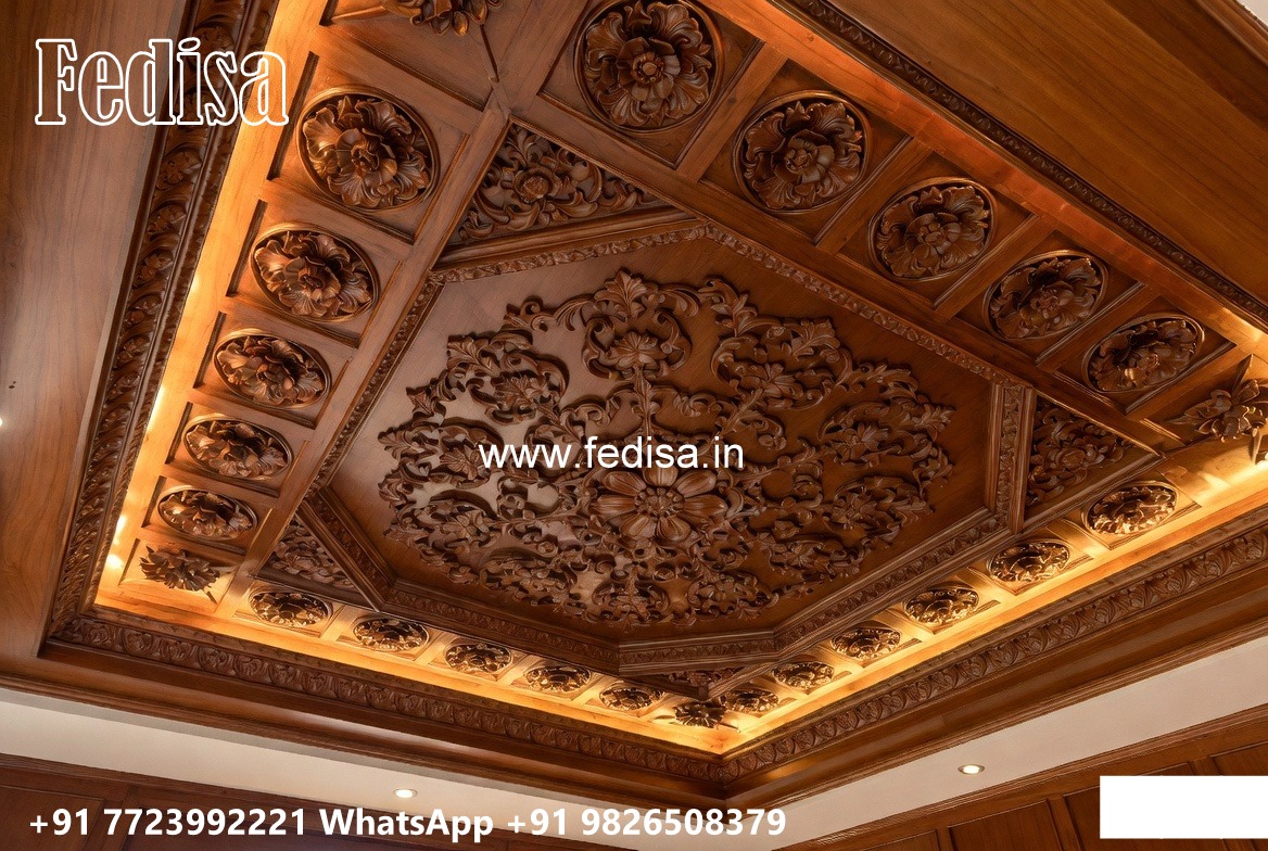 Wooden Ceiling Design Low Ceiling Kitchen Ideas No-1495