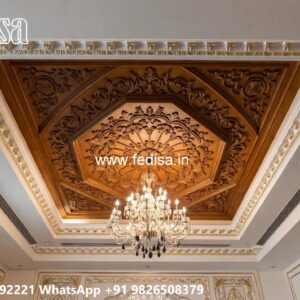 Wooden Ceiling Design Pop Dizain New No-1505