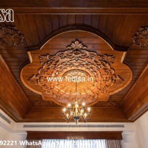 Wooden Ceiling Design Long Hall Ceiling Design No-1536
