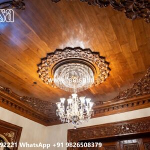 Wooden Ceiling Design Plywood False Ceiling Design No-1563