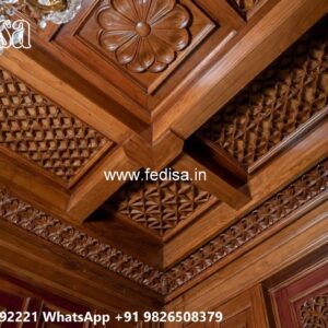 Wooden Ceiling Design Wall Putty Ceiling Design No-1621