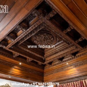 Wooden Ceiling Design Basic False Ceiling Design No-1635