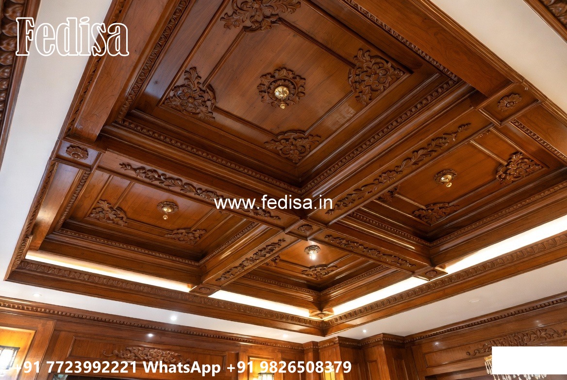 Wooden Ceiling Design Ceiling Square Design No-1652