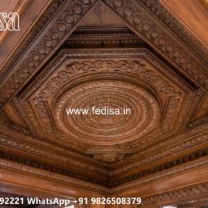 Wooden Ceiling Design Pop Design With Price No-1688