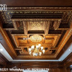 Wooden Ceiling Design Ceiling Rose Design No-1693