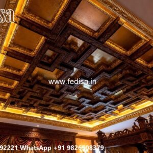 Wooden Ceiling Design Fol Selig Dijain No-1697