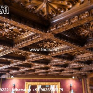 Wooden Ceiling Design Fiber False Ceiling Design No-1739