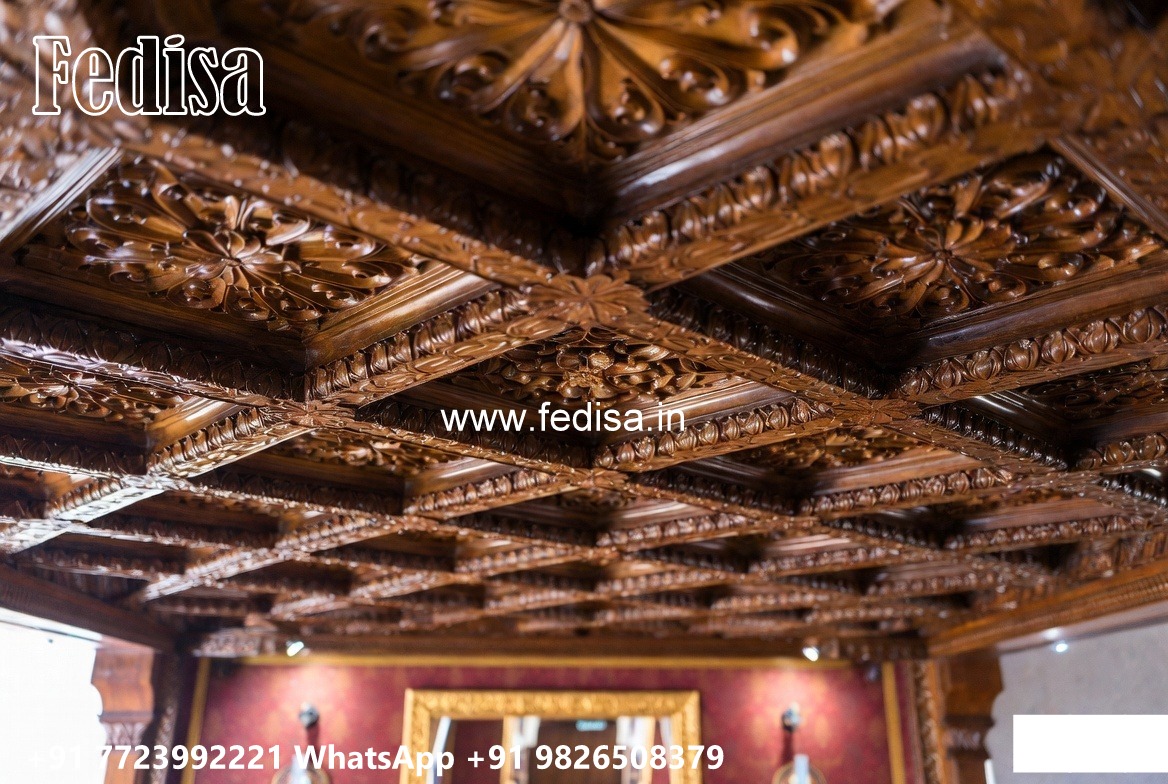 Wooden Ceiling Design Fiber False Ceiling Design No-1739