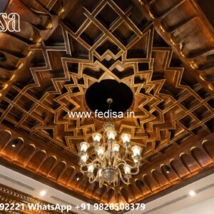 Wooden Ceiling Design Guest Room Pop Design Plus Minus No-1753