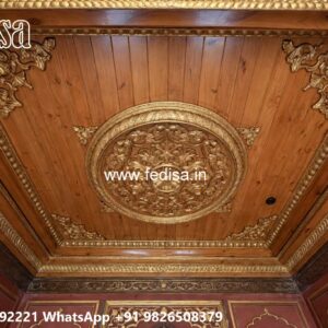 Wooden Ceiling Design Royal False Ceiling Design For Bedroom No-1761