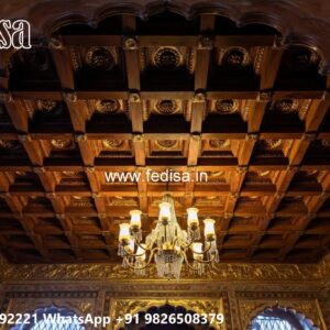 Wooden Ceiling Design Ceiling Pop Price No-1767