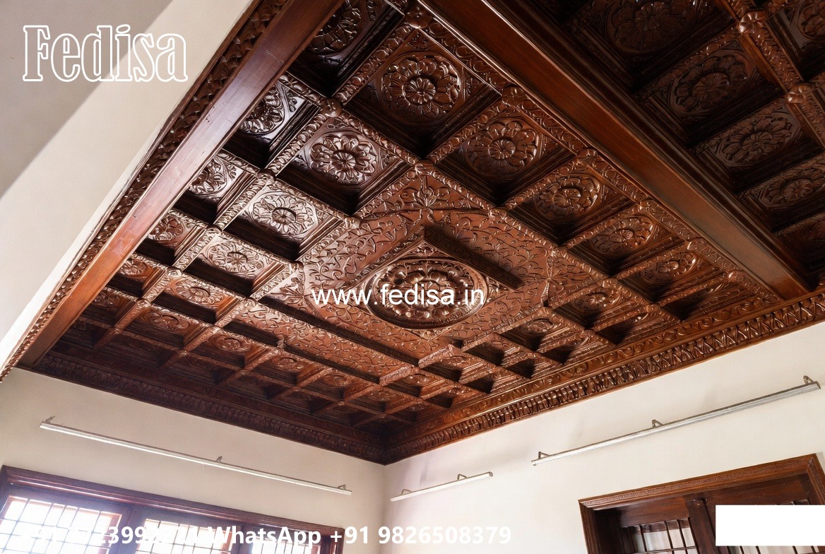 Wooden Ceiling Design Tv Hall Ceiling Design No-1769
