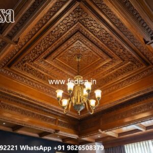 Wooden Ceiling Design Pop For Ceiling Design Hall No-1818