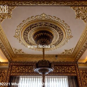 Wooden Ceiling Design Ceiling Pop Fan Box Design No-1829