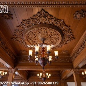 Wooden Ceiling Design Kitchen Modern Pop Plus Minus Design No-1846