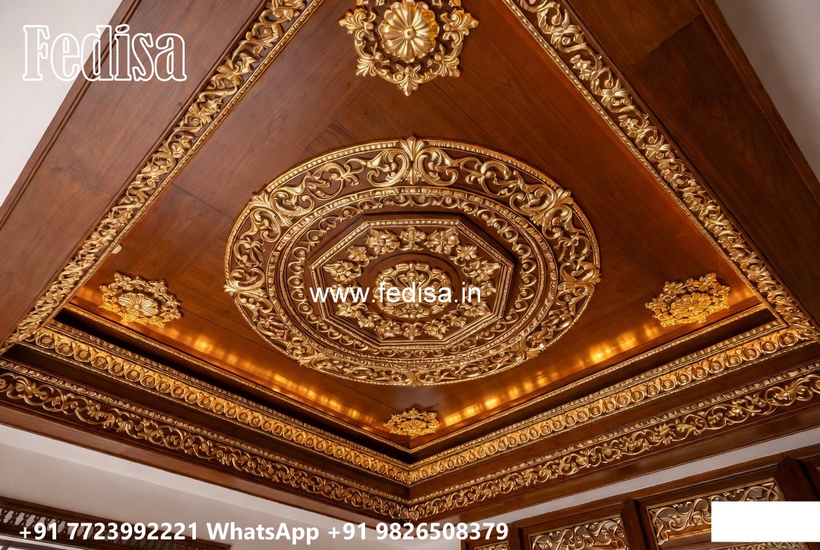 Wooden Ceiling Design Main Hall Fall Ceiling Design 2026 No-1874