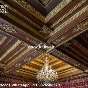Wooden Ceiling Design Low Cost False Ceiling Design No-1888