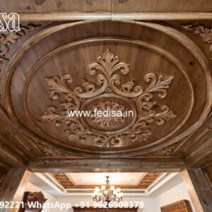 Wooden Ceiling Design False Ceiling Design For Square Bedroom No-1891