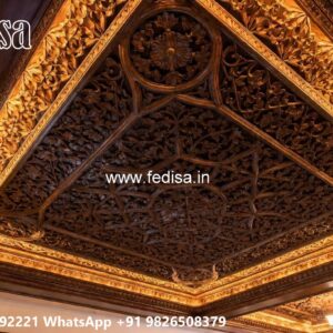 Wooden Ceiling Design Luxury Pop Design No-1892