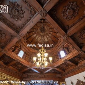 Wooden Ceiling Design Swastik Ceiling Design No-1938
